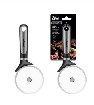 גלגלת פיצה 9 ס"מ נירוסטה SIGNATURE מבית food appeal