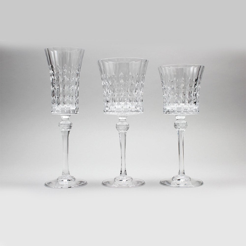 סט 6 כוסות יין - 270 מ”ל קריסטל ליידי דימונד