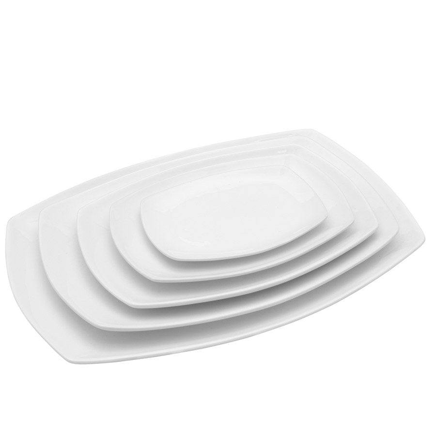 פלטה מלבנית פורצלן לבן 26 ס”מ Jaguar