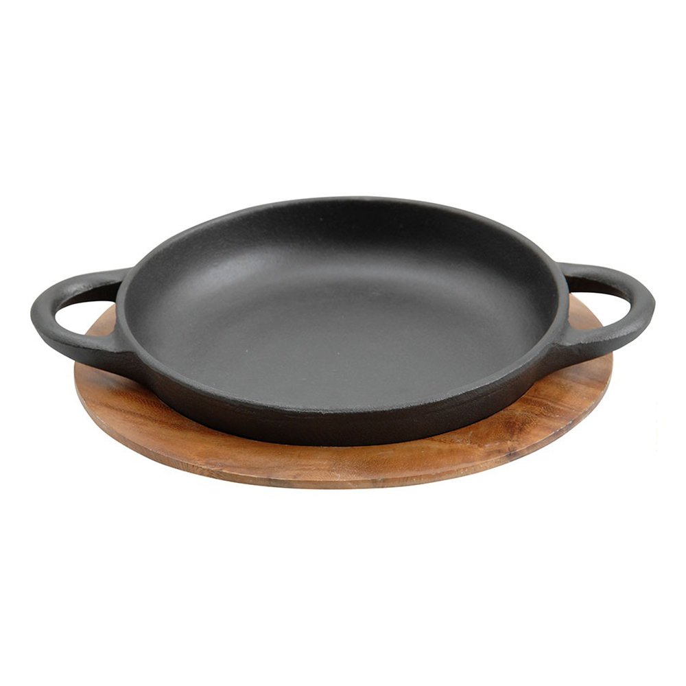 מחבת 2 ידיות יציקת ברזל 21 ס"מ מיוחד לטאבון