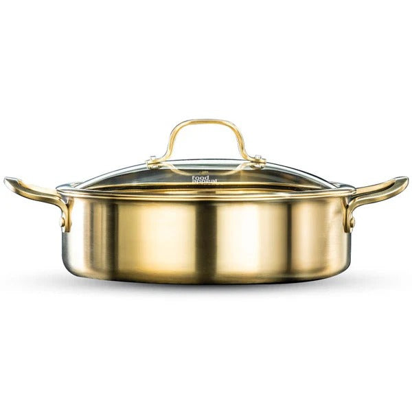 סוטאז’ נירוסטה בגימור זהב 40 ס”מ CROWN מבית Food appeal