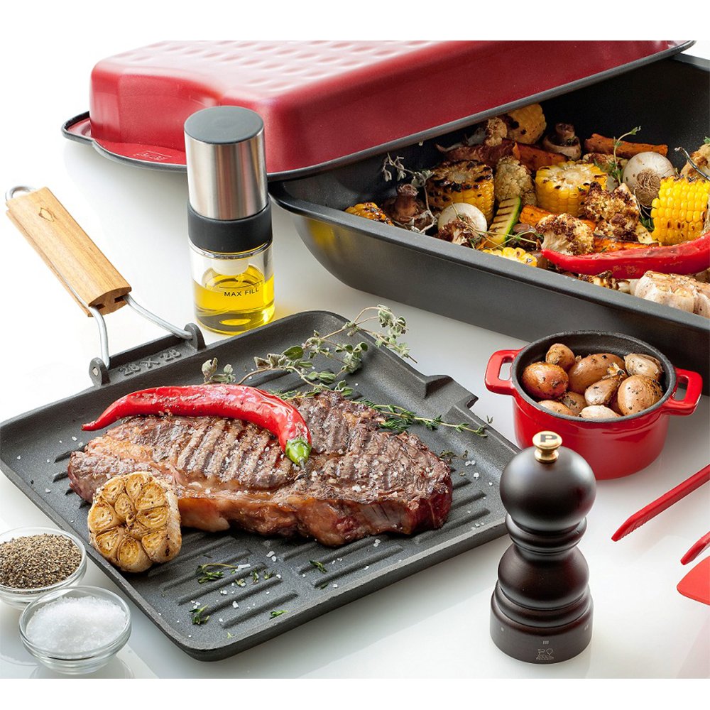 מחבת סטייק יציקת ברזל עם ידית מתקפלת 28 ס"מ Cutter peeler