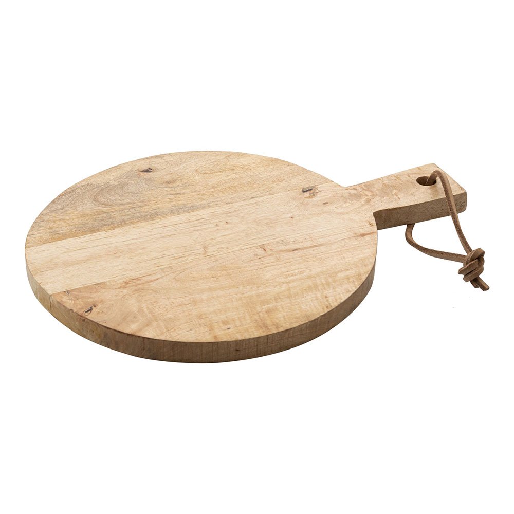 קרש עץ בהיר עגול עם ידית 40X05X2 ס"מ CUTTER PEELER 17602122