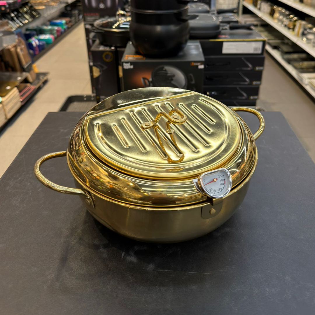 סיר טיגון נירוסטה זהב 3.4 ל'