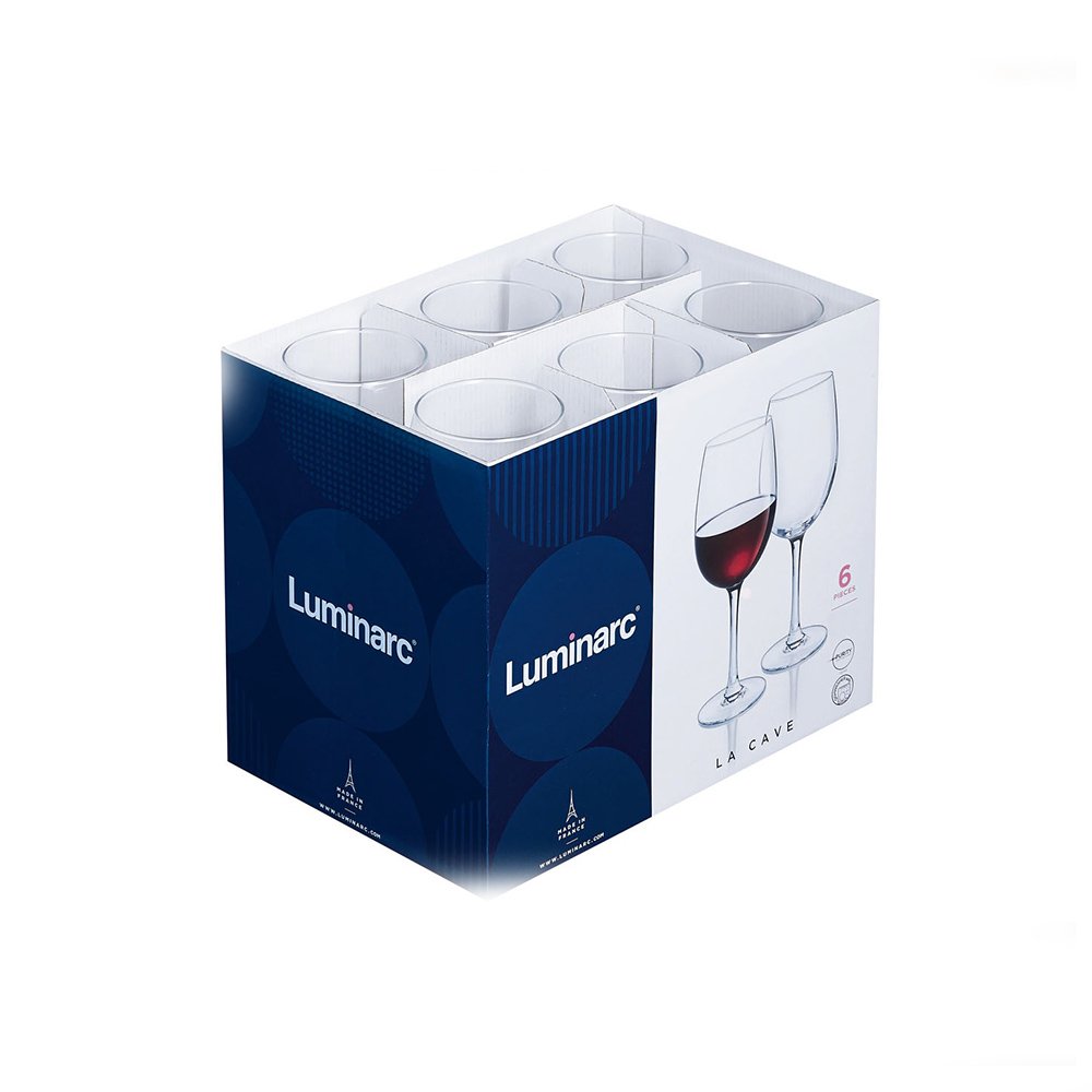 סט 6 כוס יין - לה קב 580 מ”ל Arcoroc