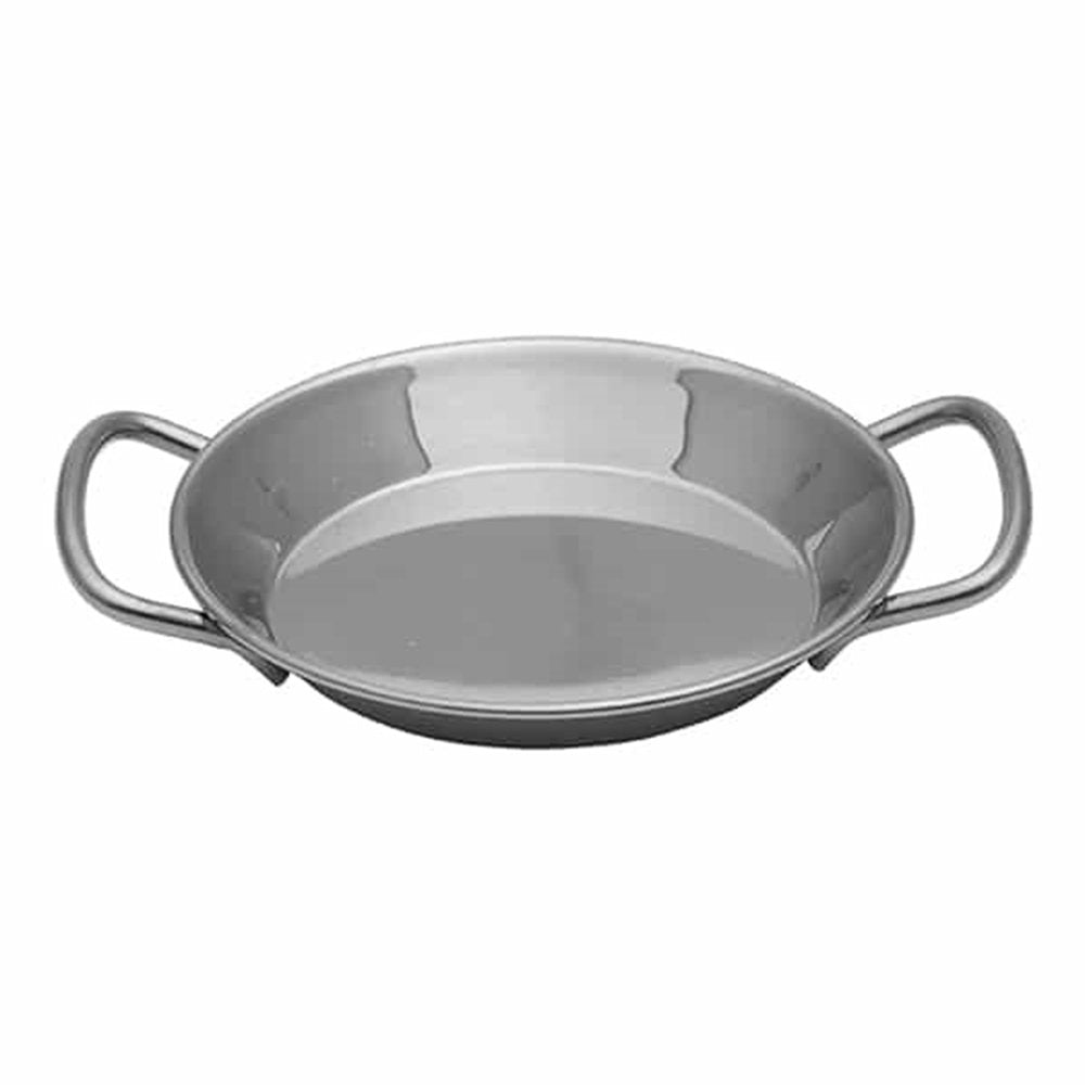 מחבת מיני 2 ידיות נירוסטה להגשה 15X3 ס”מ CutterPeeler