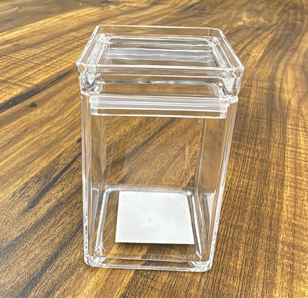 סט 6 קופסאות אקרילי 150 מ”ל – דגם CRISTAL ( קטנות במיוחד )