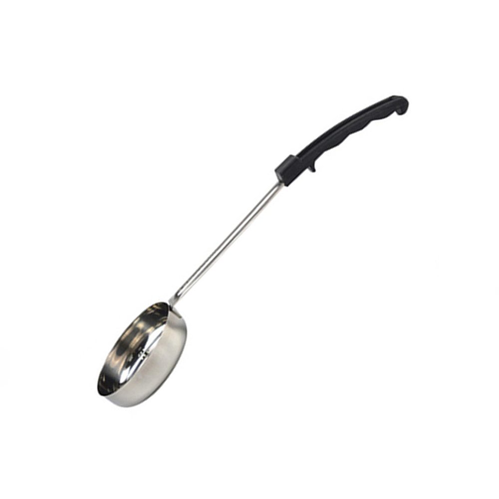 מצקת לרוטב פיצה 180 מ"ל ידית שחורה