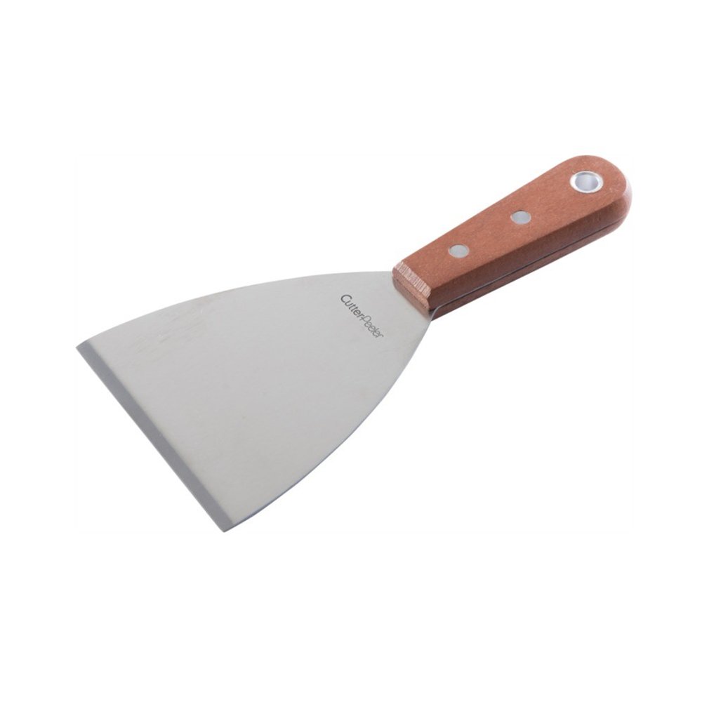 שפכטל נירוסטה ידית עץ 10 ס"מ CutterPeeler