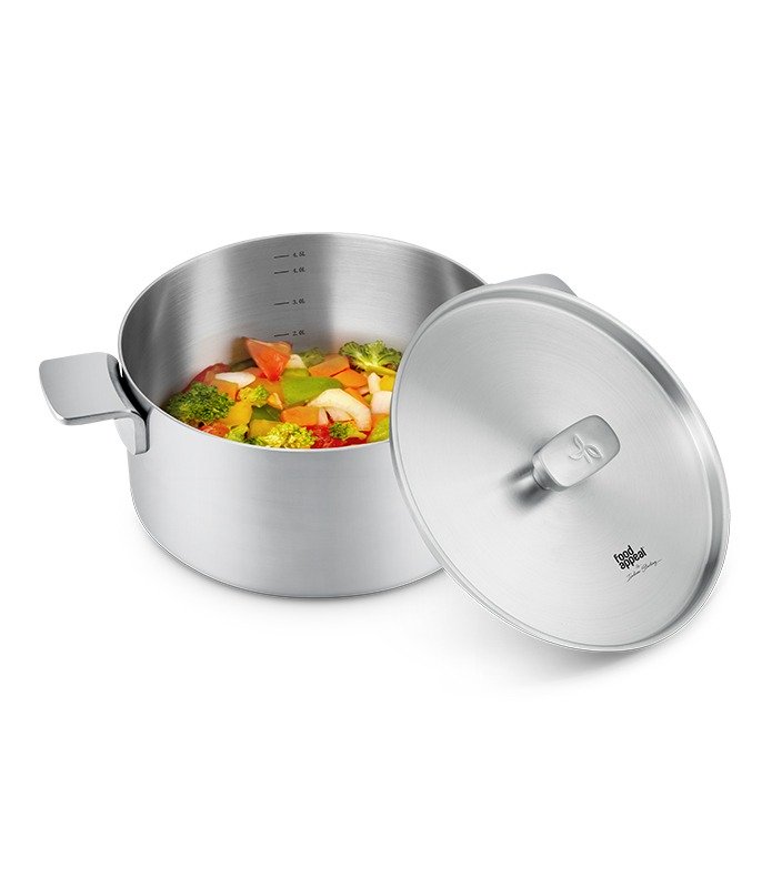 סיר יציקת נירוסטה 3PLY מכסה נירוסטה 20 ס"מ 2.8 ליטר ENIGMA