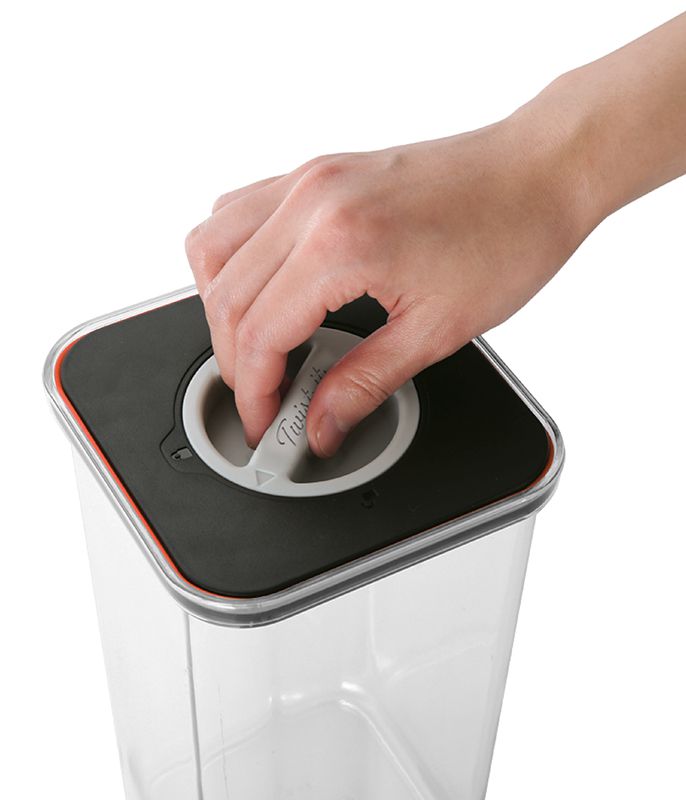 קופסת איחסון מרובעת 2.2 ליטר TWIST IT