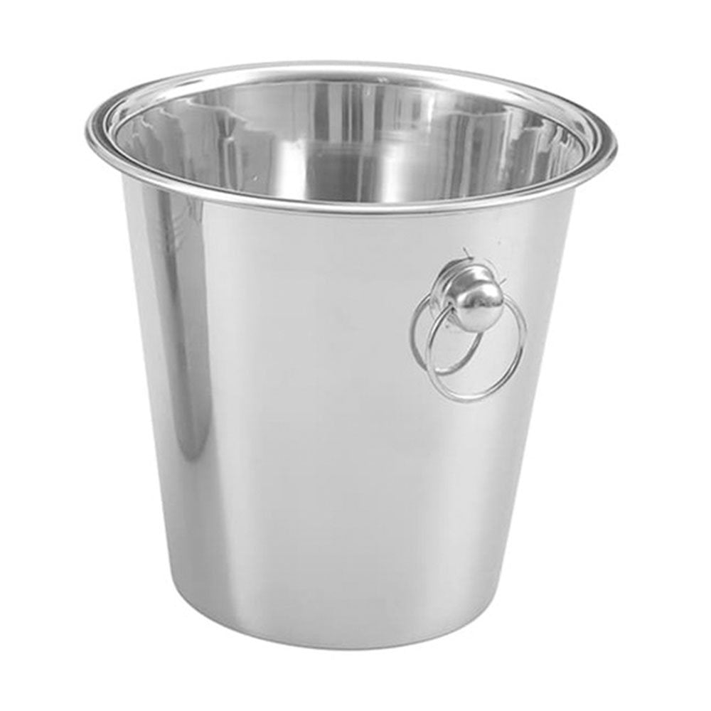 דלי שמפניירה לקרח נירוסטה 22 ס"מ גובה 20 ס"מ