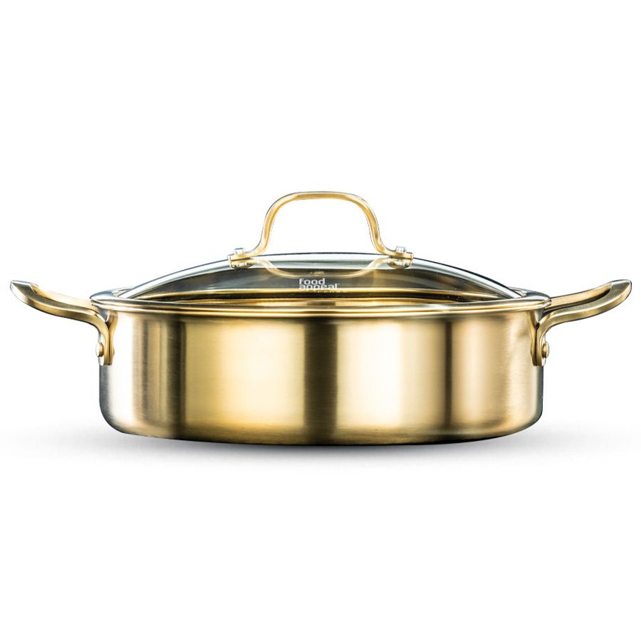 סוטאז' 32 ס"מ 5 ליטר CROWN זהב