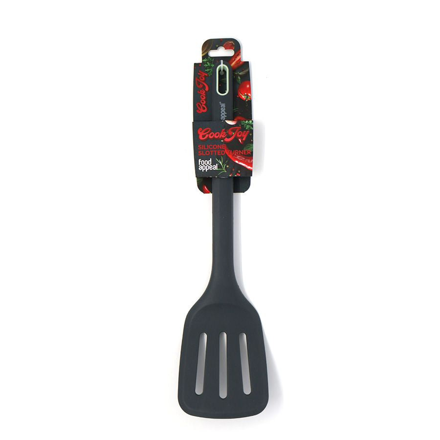 תרבד מחורץ סיליקון 33 ס"מ Cook Joy אפור