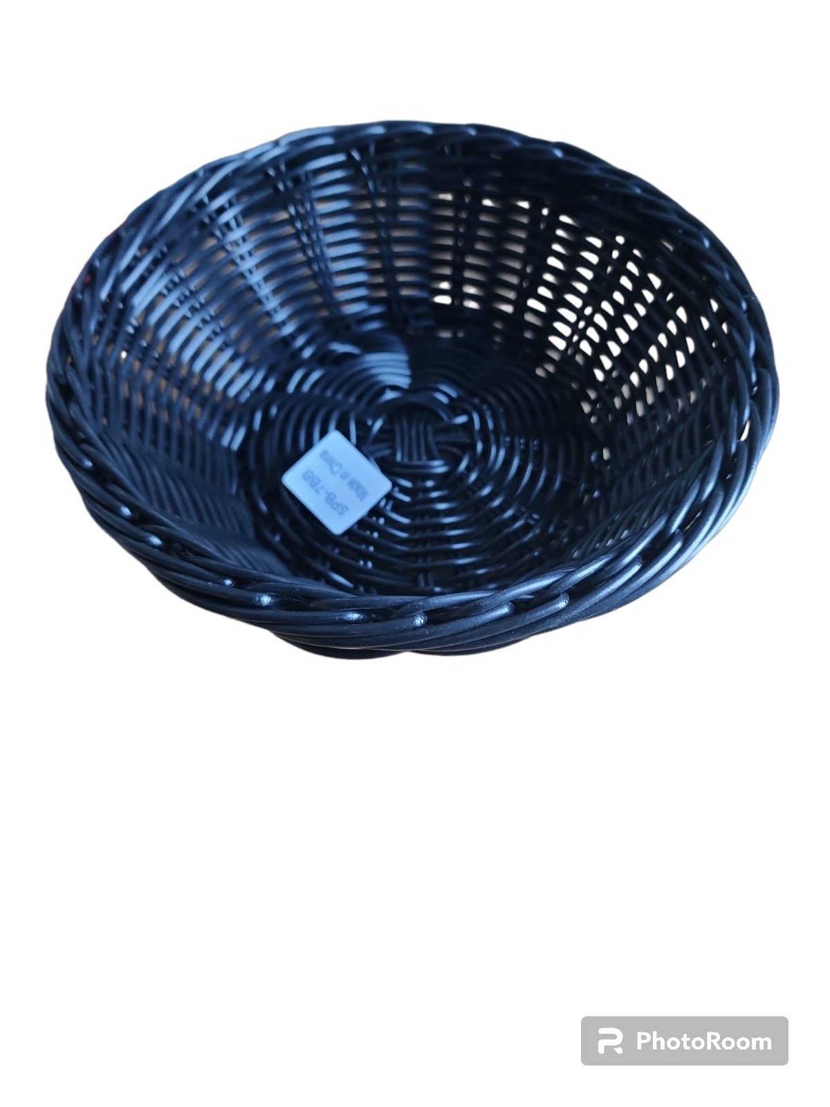 סלסלה קש ללחם שחור שחור 21 ס"מ