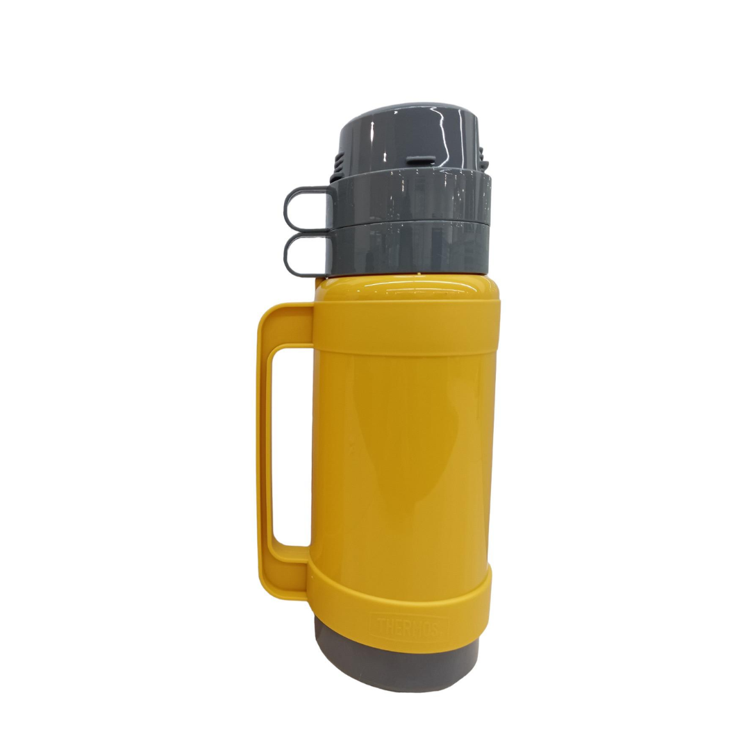 תרמוס 1.0 ליטר צהוב דגם מונדיאל - THERMOS