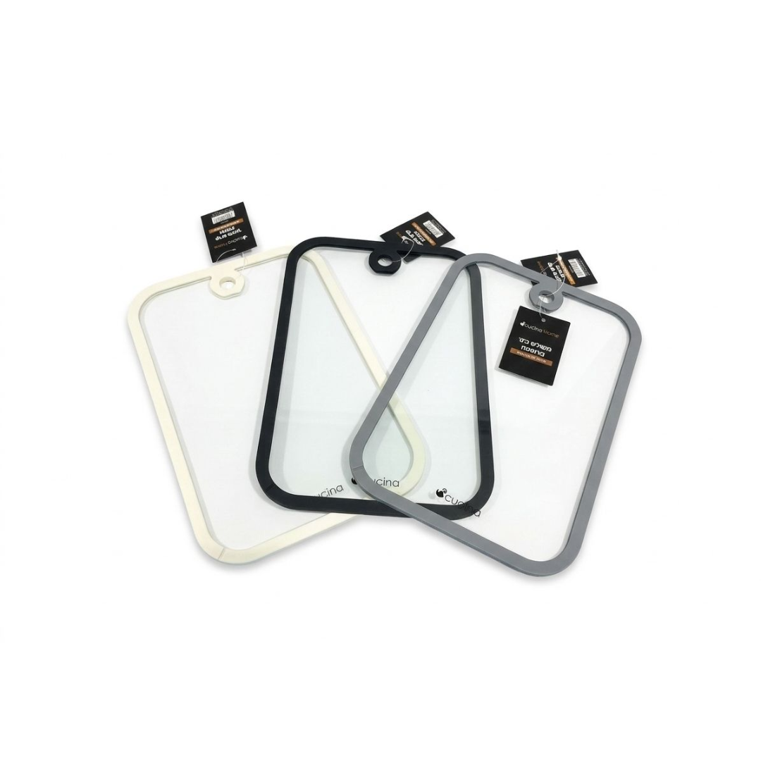 קרש חיתוך זכוכית 30.5X20.5 ס"מ