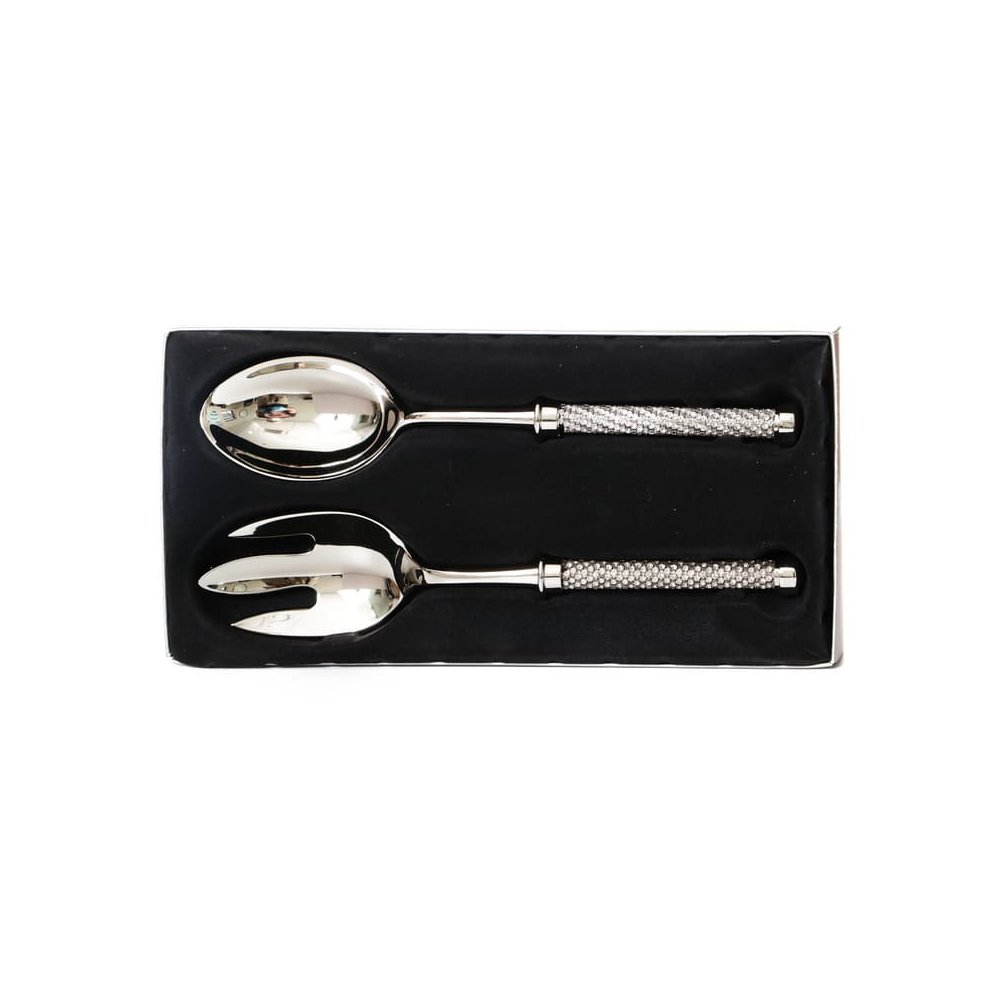 סט הגשה לסלט ניקל