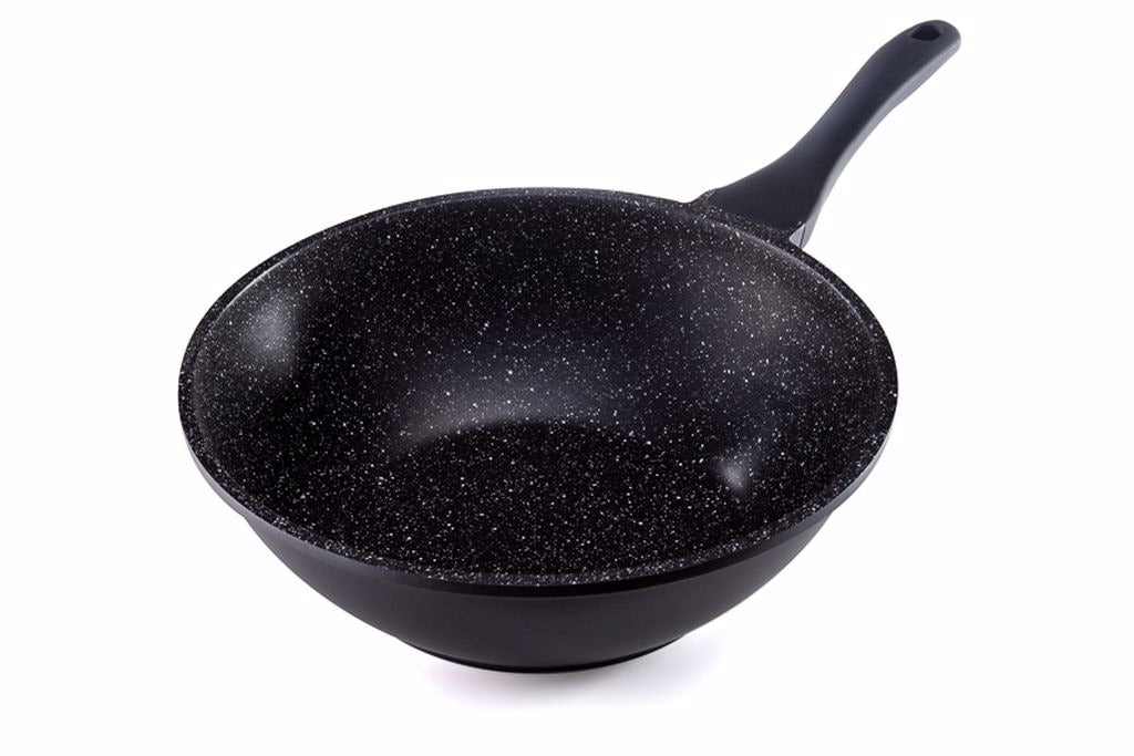 מחבת ווק 30 ס"מ BLACK MARBLE