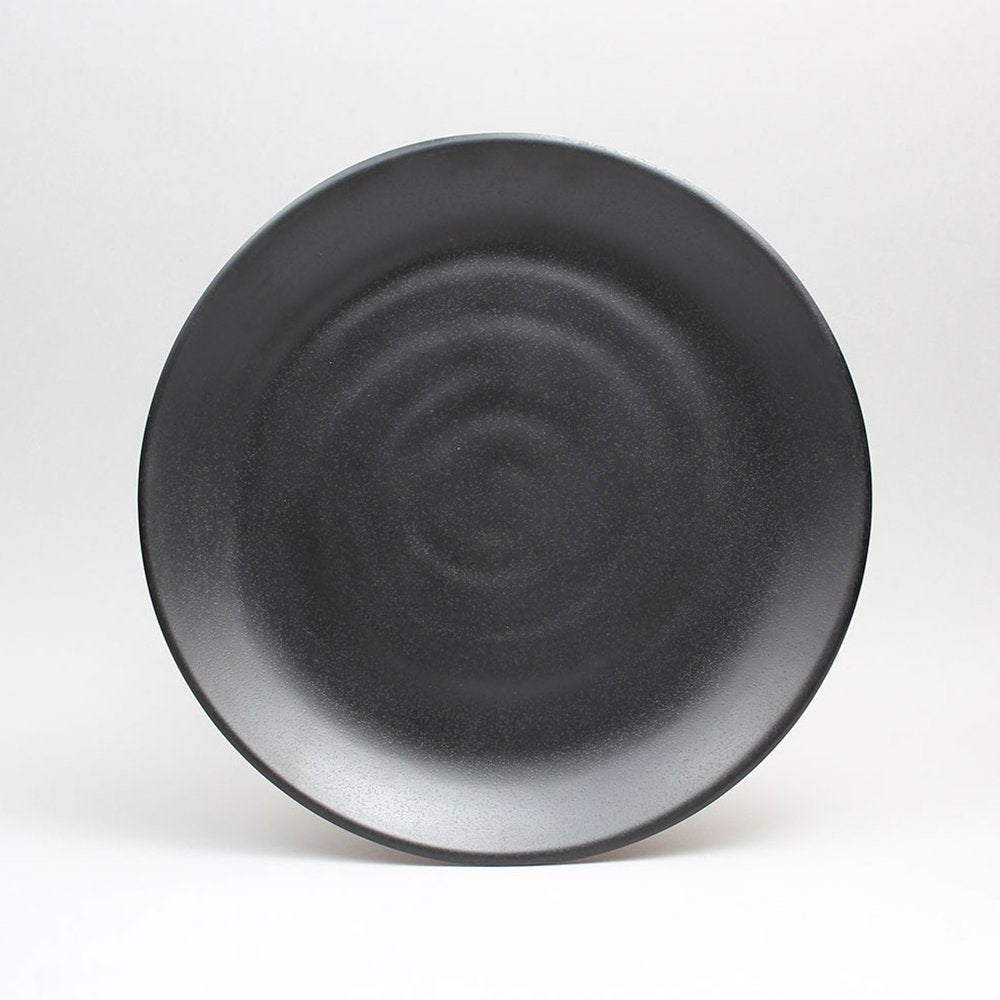 צלחת מנה עיקרית דמוי 28 ס”מ אבן שחור אישיקבה מלמין