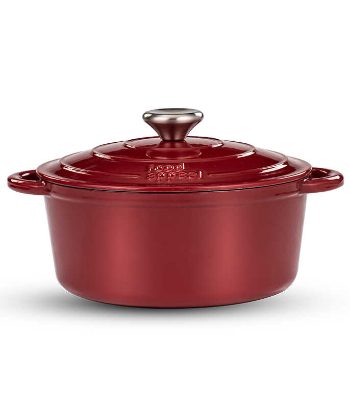 סיר יציקת ברזל 3.9 ליטר HERITAGE אדום