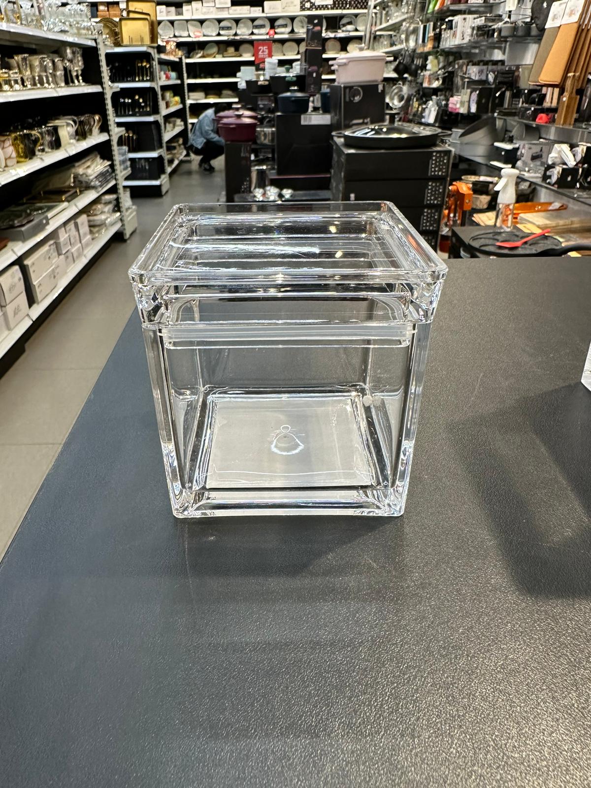 סט 6 קופסאות אקרילי 300 מ”ל - דגם CRISTAL