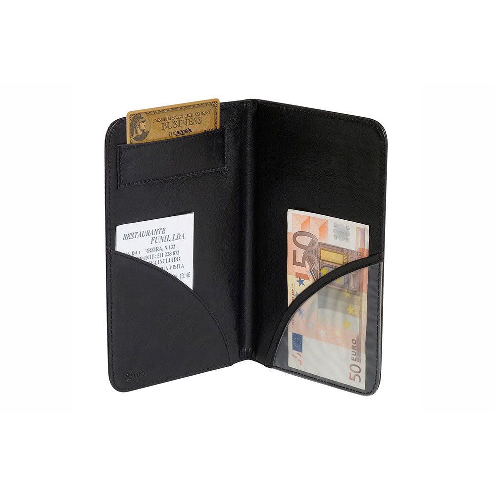 אוגדן/נרתיק עור הגשת חשבון מאורך צבע שחור 23X13 ס"מ