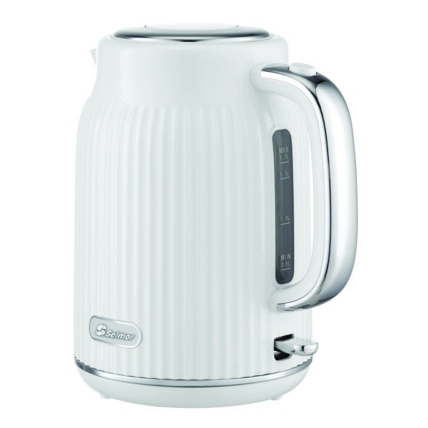 קומקום חשמלי מעוצב סלמור בצבע לבן דגם SE-9554W