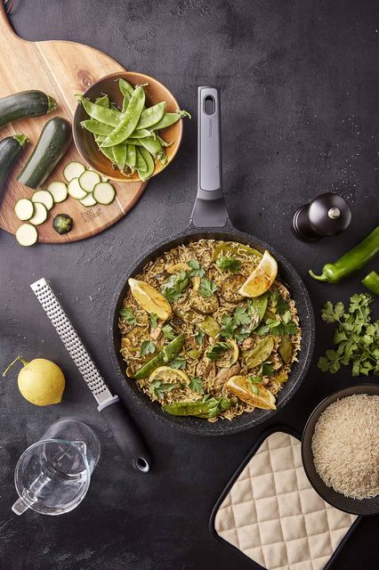 מחבת 26 ס"מ BLACKBERRY אפור כהה