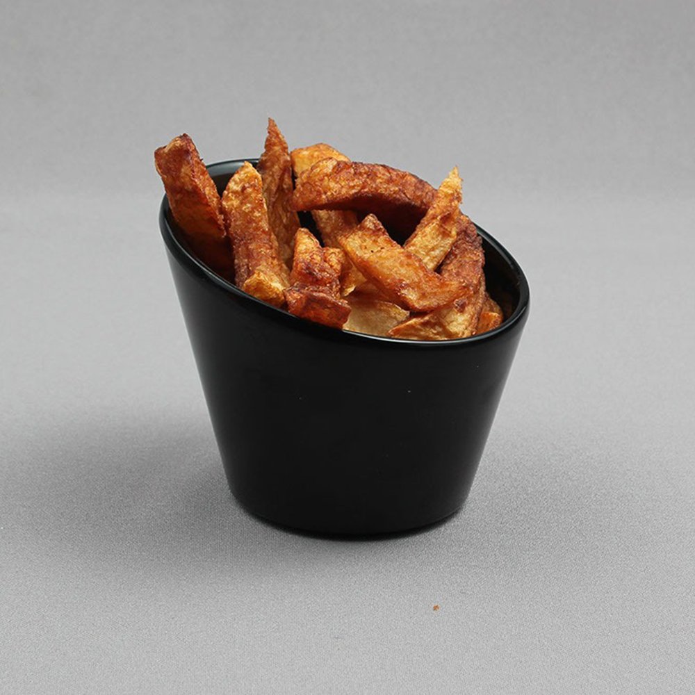 בול משופע לסלט\ציפס\פיצוחים נמי 9.7 ס”מ מלמין שחור