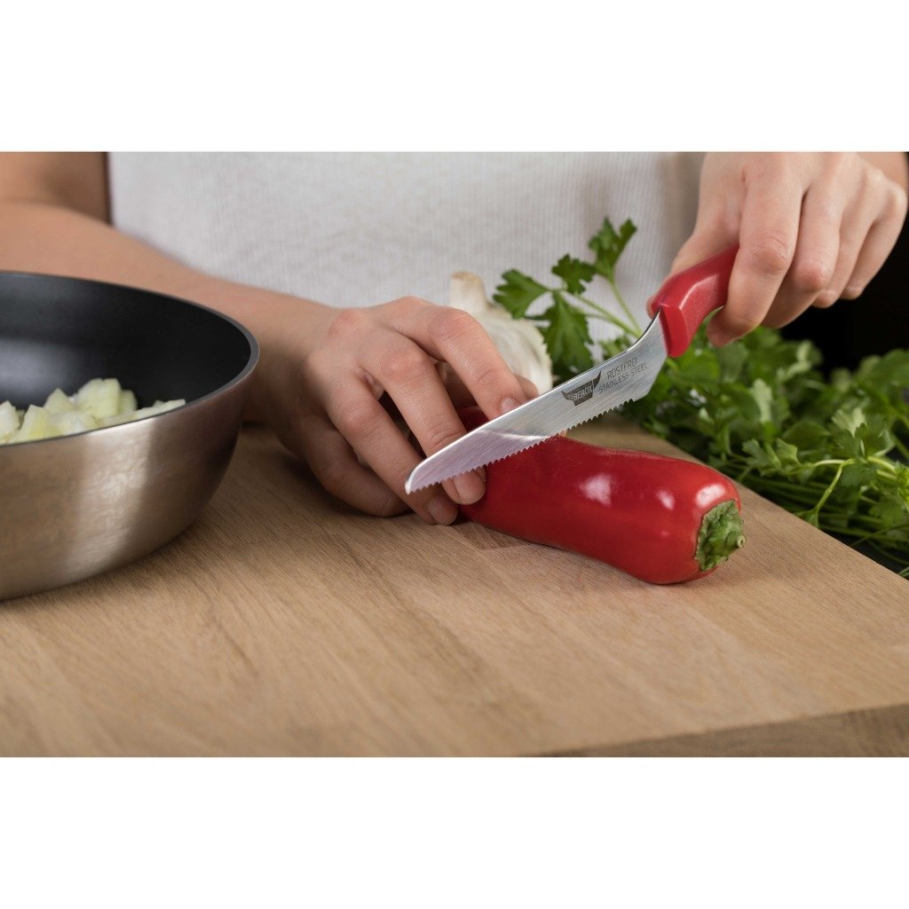 סכין מדורגת 14 ס"מ כחולה | BEROX