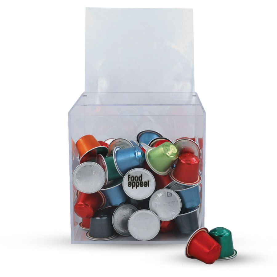 קופסאת איחסון מאקריל לקפסולות CLEAR&FRESH מבית Food appeal
