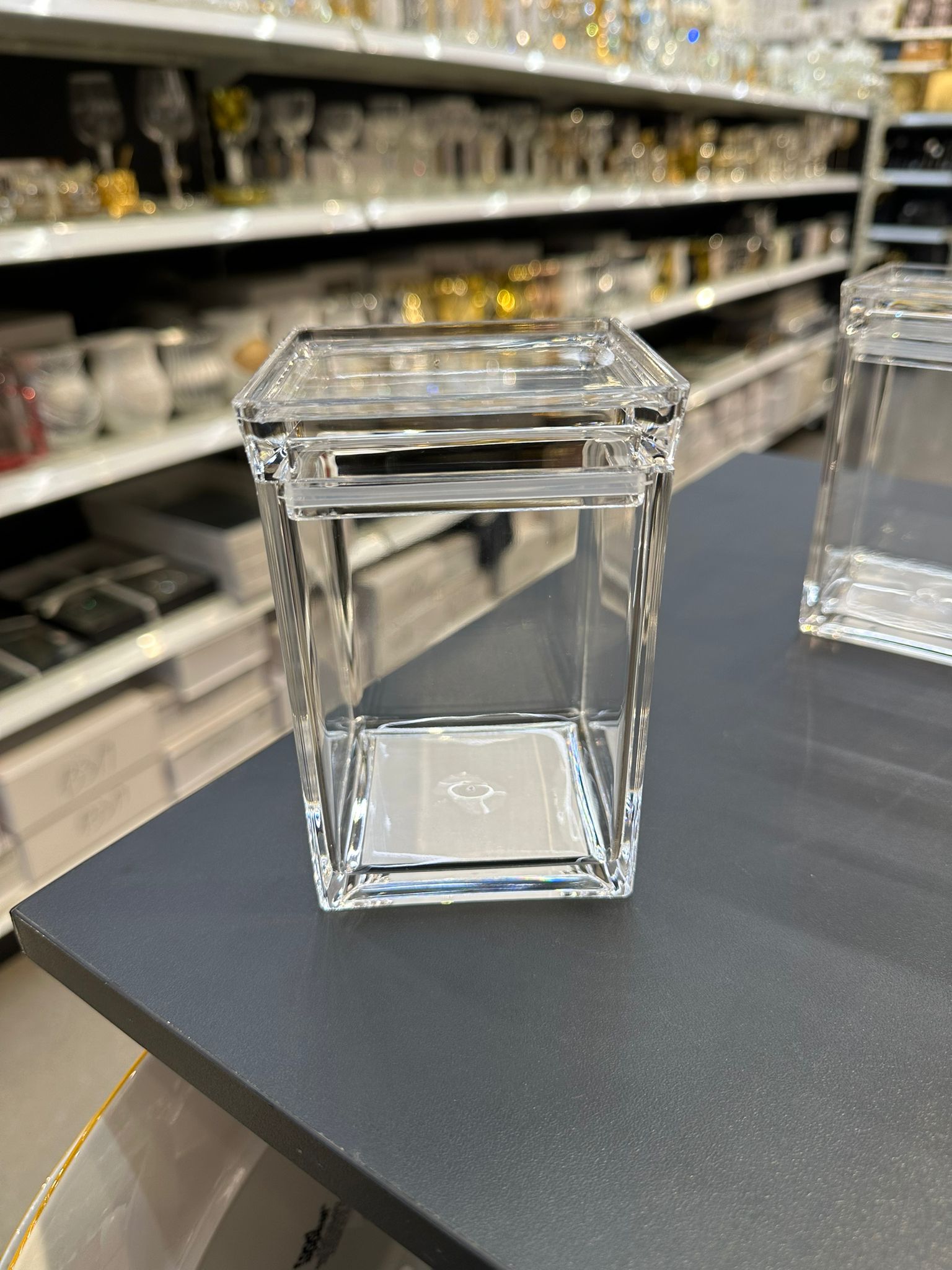 סט 6 קופסאות אקרילי 500 מ”ל - דגם CRISTAL