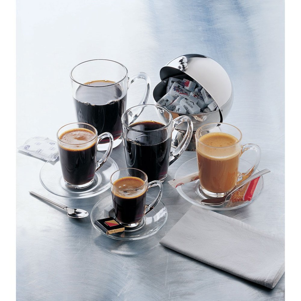 סט 6 ספל זכוכית - 320 מ”ל ניו מורנינג שקוף