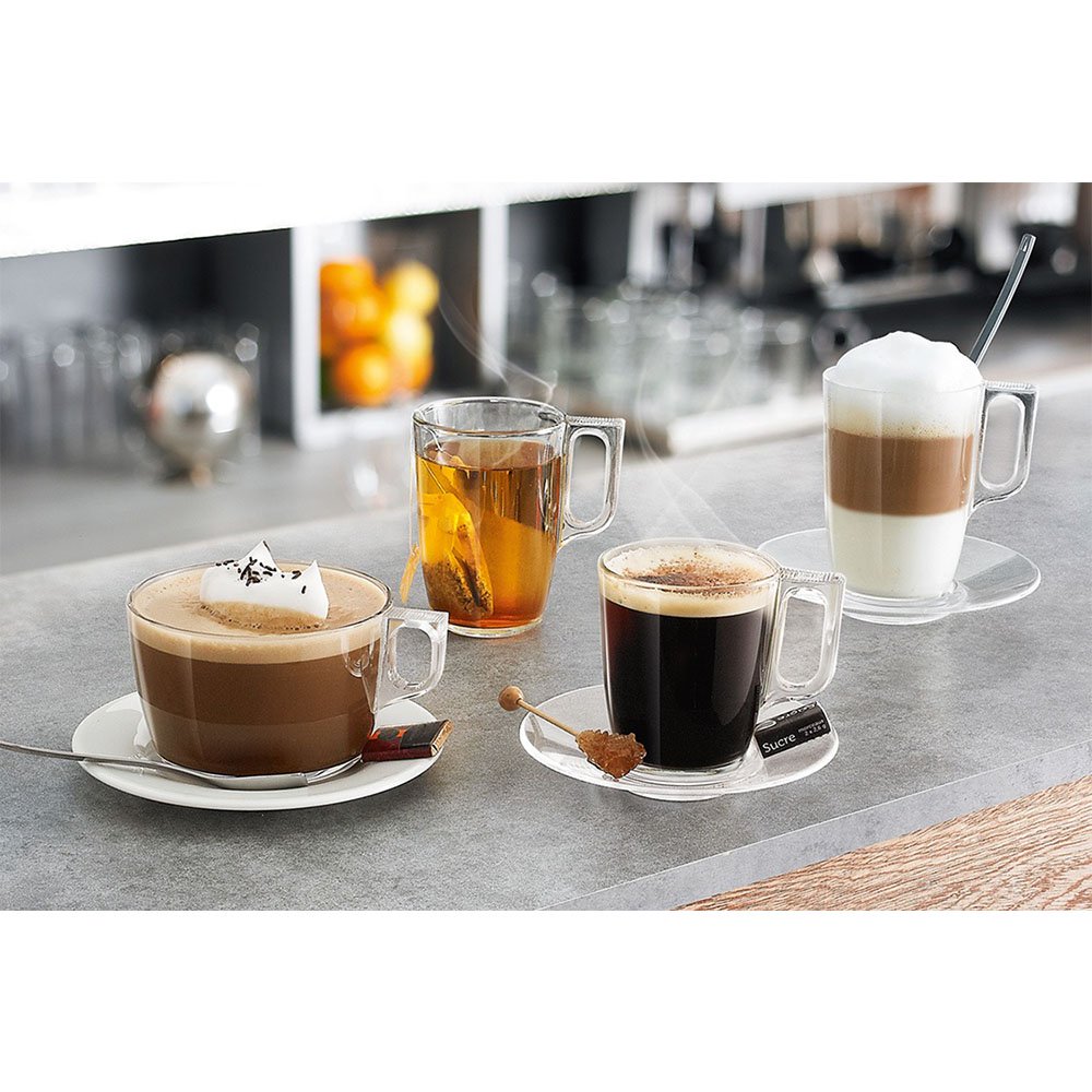 סט 6 ספל מאג זכוכית - 320 מ"ל דגם נואבו ARCOROC