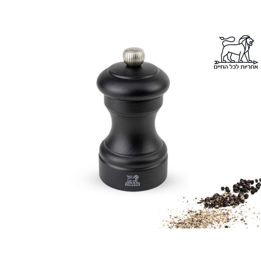 מטחנת פלפל 9 ס''מ Bistro עץ שחור , פיג'ו