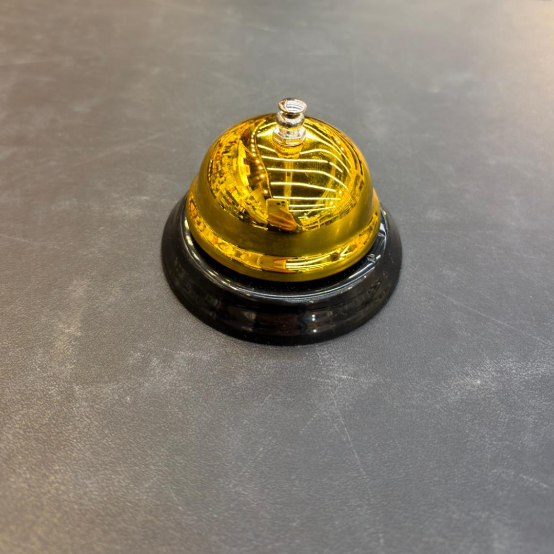 פעמון מלצרים זהב שחור