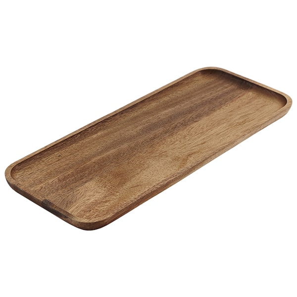 פלטת עץ מלבנית להגשה 34X14 ס"מ CutterPeeler