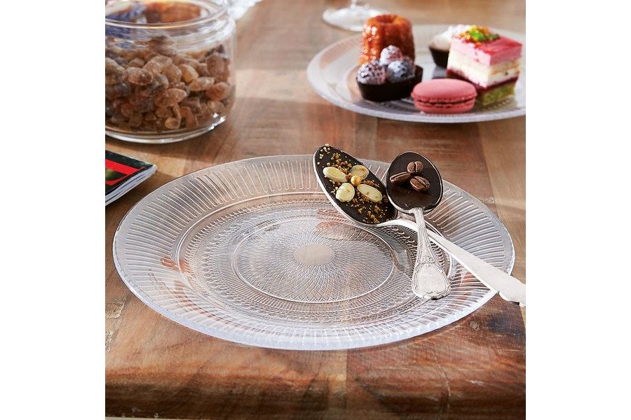 סט צלחות 18 חלקים - זכוכית דגם לואיזון Arcoroc