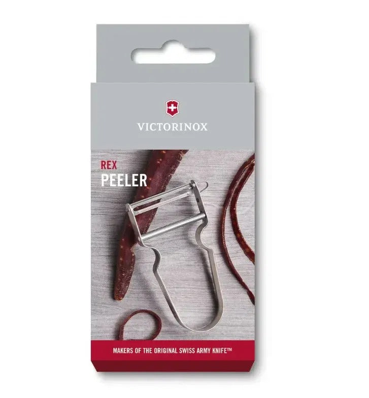 קולפן מתכת קלאסי REX כסוף