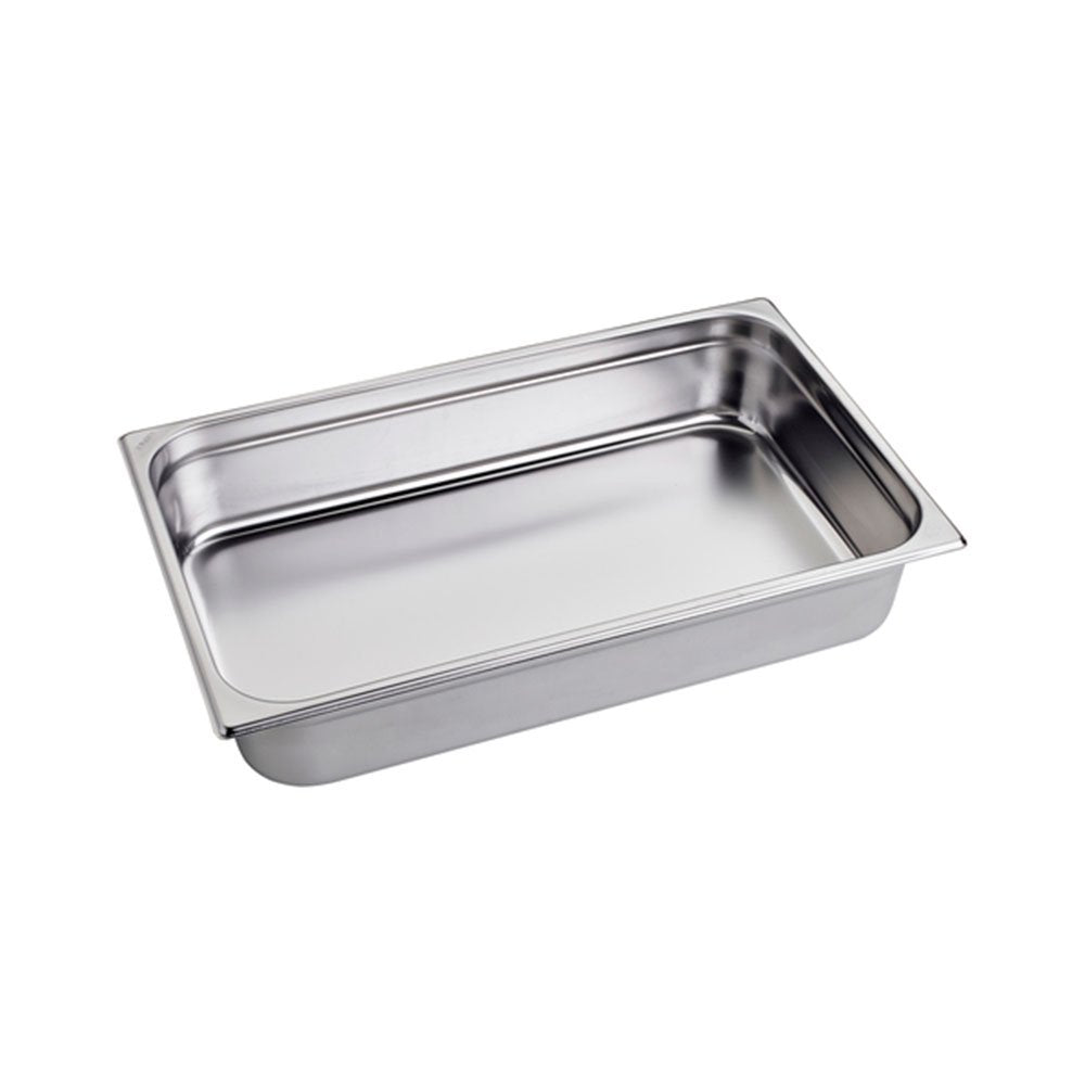 גסטרונום 1/1/100 נירוסטה 53/32.5 ס"מ עומק 10 ס"מ 14 ליטר