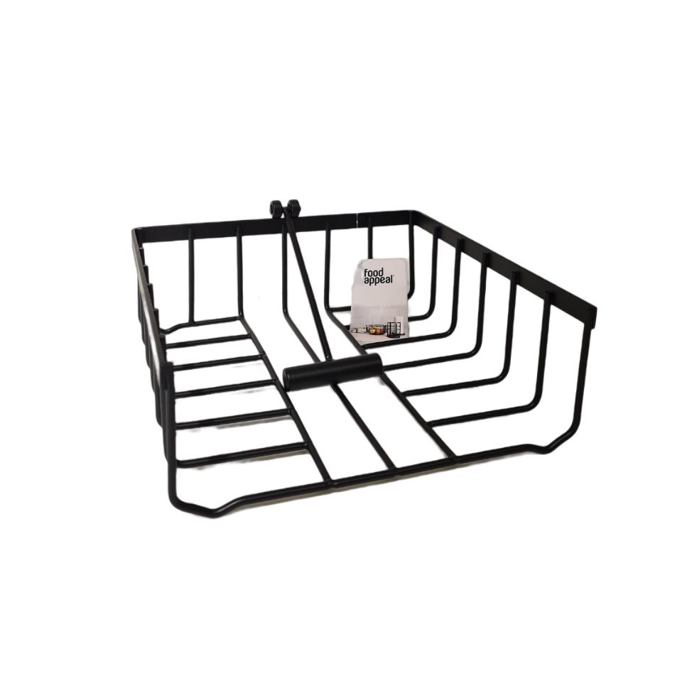 מתקן מפיות – מתכת שחור מרובע FOOD APPEAL