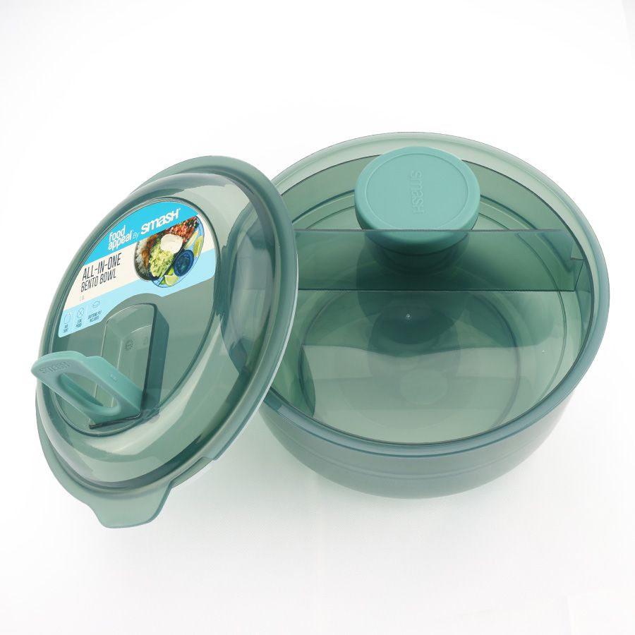 אחסונית ארוחה/סלט עגולה 1.8 ל' מנטה Smash by Food Appeal / Adult / Microwave