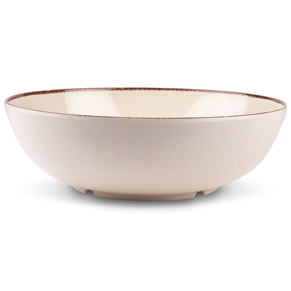 קערת הגשה מלמין 30 ס"מ OFF WHITE