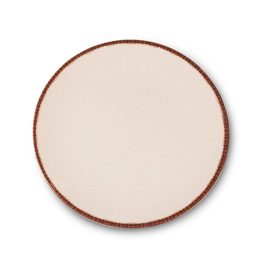 צלחת מלמין 23 ס"מ OFF WHITE