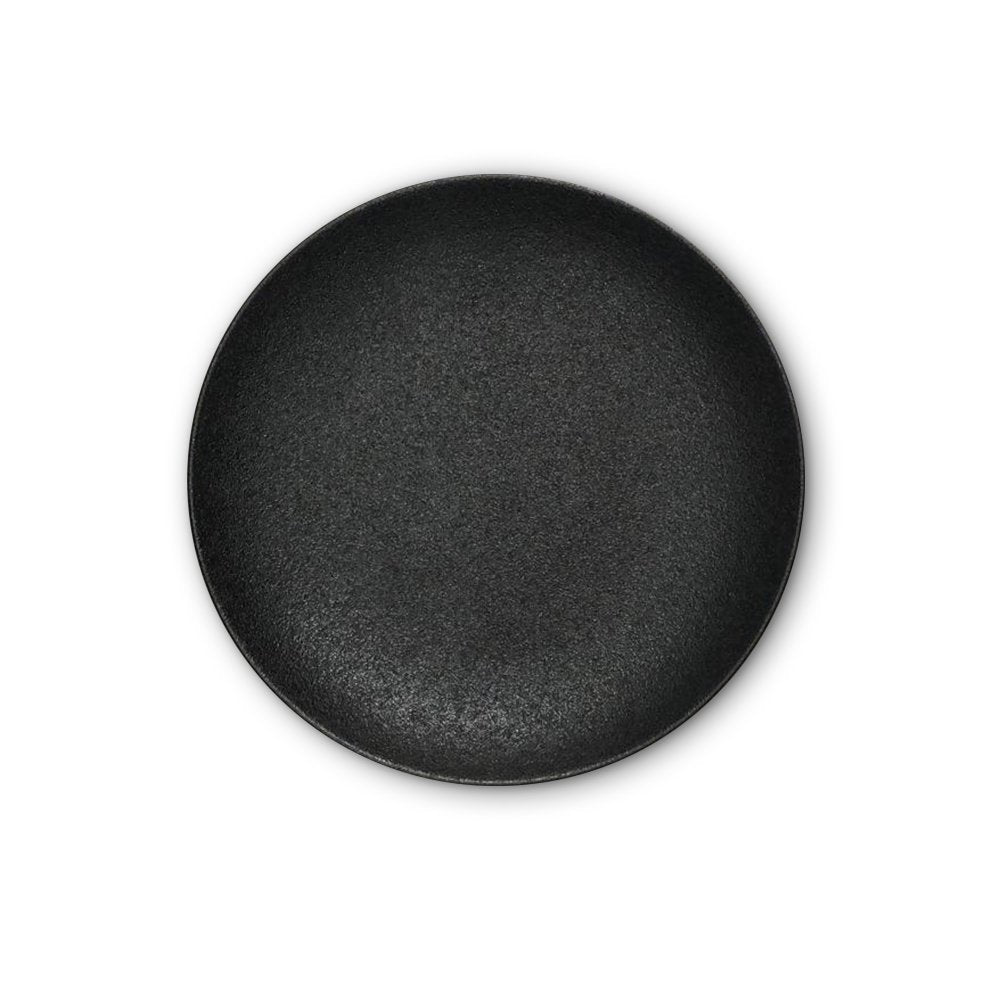 צלחת שחור מט מנה עיקרית פורצלן 26 ס"מ