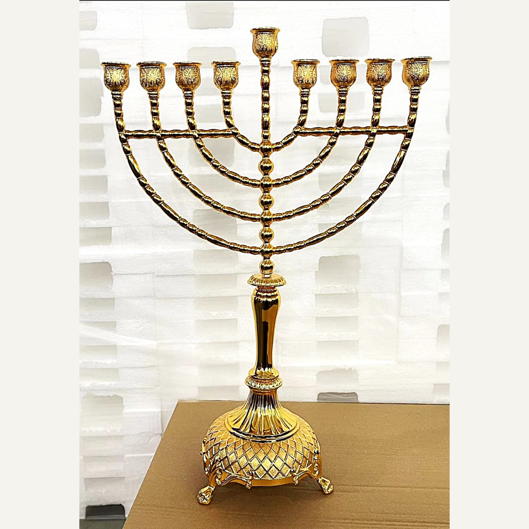 חנוכיה - מנורה זהב 53 ס"מ AVI775G