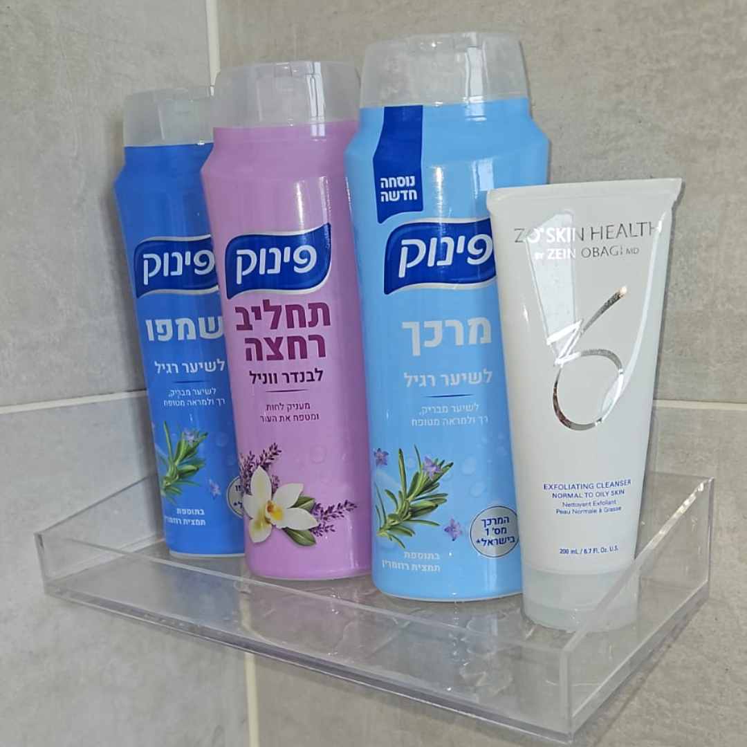 מדף אקרילי - 40X15 ס"מ דגם LUNNA