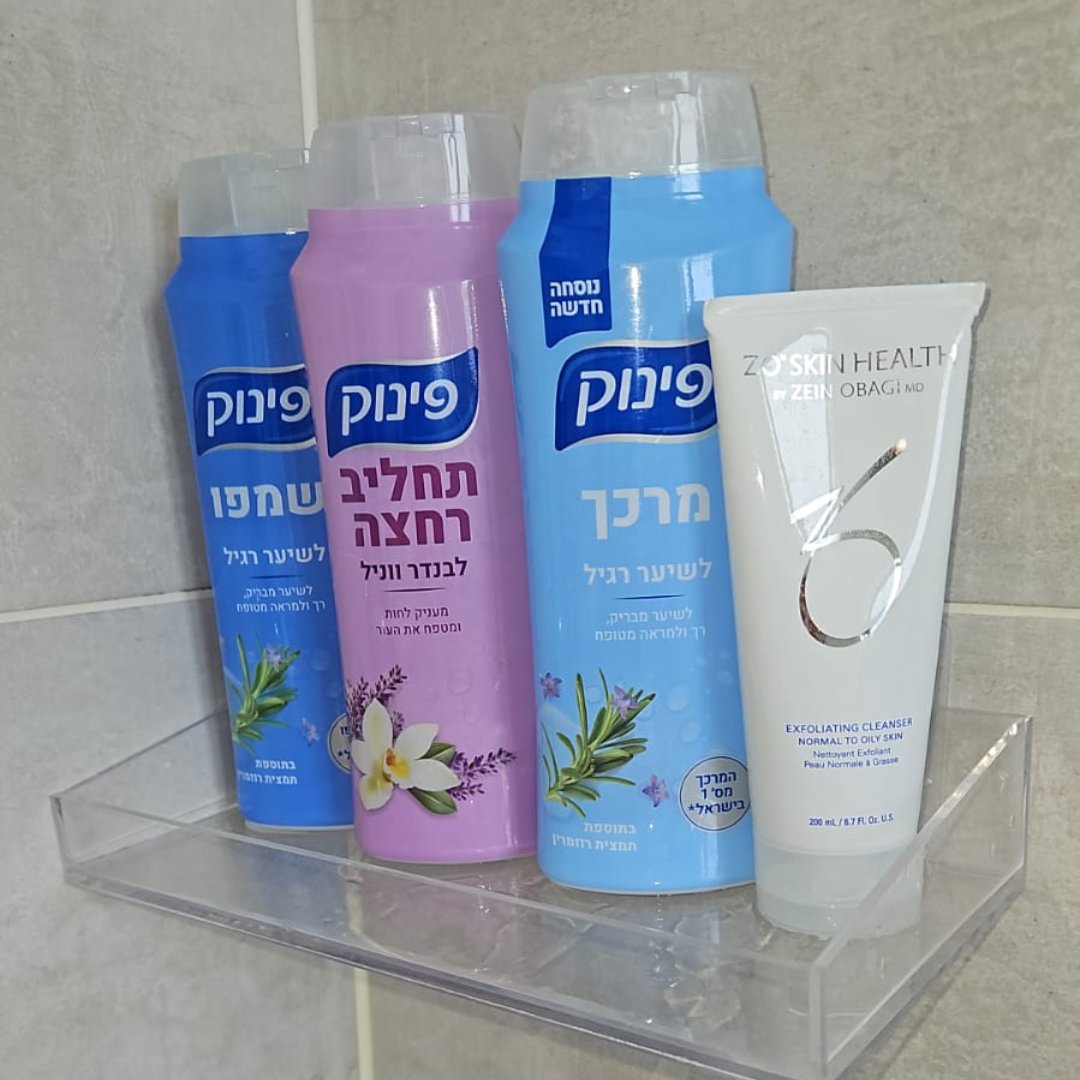 מדף אקרילי - 30X15 ס"מ דגם LUNNA