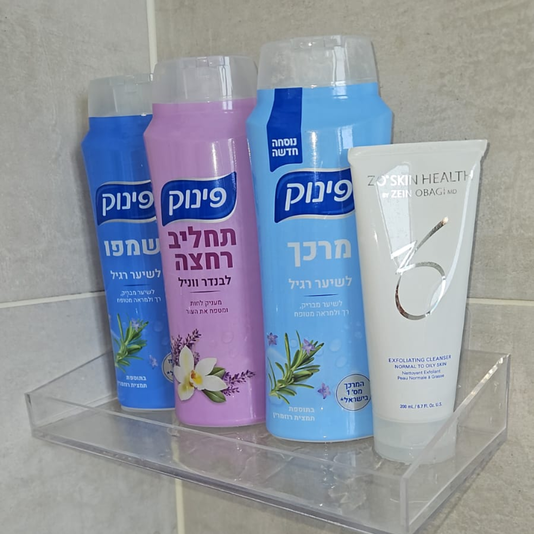 מדף אקרילי - 50X15 ס"מ דגם LUNNA